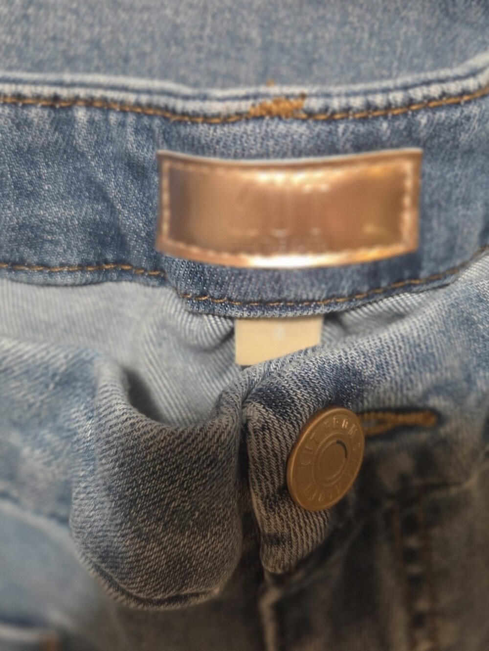 KUT from the Kloth Meg Wide Leg Jeans Size 4 Light Wash Cropped Patch Pocket - Picture 8 of 11